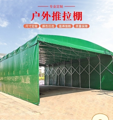 Tenda de campamento de impresión de PVC personalizada para protector solar al aire libre y maleza en condiciones de viento