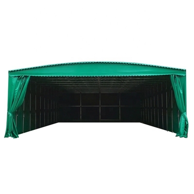 Tenda de campamento de impresión de PVC personalizada para protector solar al aire libre y maleza en condiciones de viento