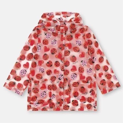 Niños y niñas estudiantes de primaria Poncho impermeable con diseño de niños grandes