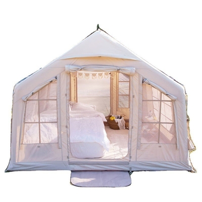Gran tela Glamping Cabin Tiendas de campaña Awnings y traje incluido para la vida al aire libre espacioso