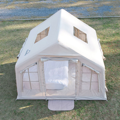 Gran tela Glamping Cabin Tiendas de campaña Awnings y traje incluido para la vida al aire libre espacioso