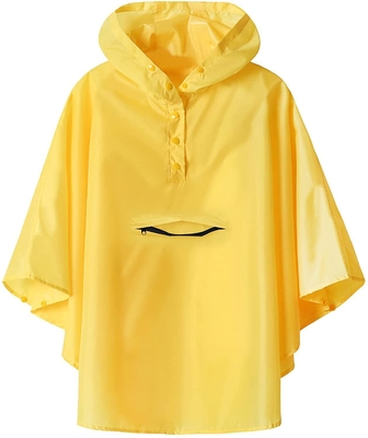 Pañuelo de lluvia de poliéster dibujos animados chicos y chicas lindos viaje escolar ropa de lluvia con bolso un poco de poncho