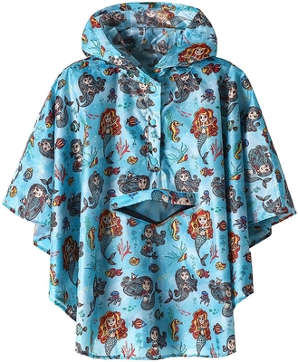 Pañuelo de lluvia de poliéster dibujos animados chicos y chicas lindos viaje escolar ropa de lluvia con bolso un poco de poncho