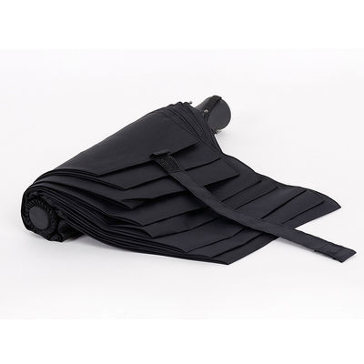 Paraguas de publicidad de negocios para hombres 8k diseño automático de vinilo plegable para comodidad