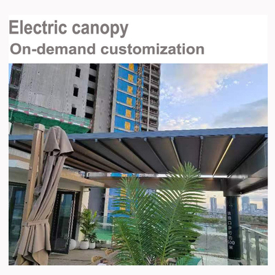 Operación de control remoto Canopy eléctrico para grandes inundaciones Sala de tiendas de almacenamiento móvil