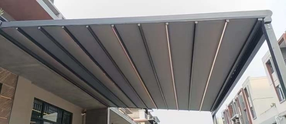 Operación de control remoto Canopy eléctrico para grandes inundaciones Sala de tiendas de almacenamiento móvil