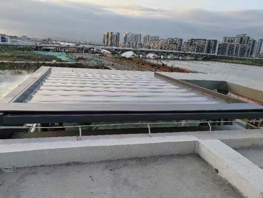 Operación de control remoto Canopy eléctrico para grandes inundaciones Sala de tiendas de almacenamiento móvil