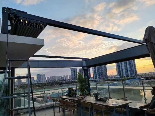 Operación de control remoto Canopy eléctrico para grandes inundaciones Sala de tiendas de almacenamiento móvil