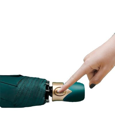 Estilo de diseño minimalista Paraguas automático triple plegado para publicidad Impresión de logotipos