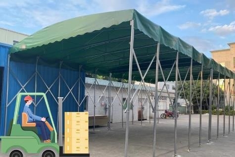 Canopy telescópico para grandes movilidad Push Rapong Actividades del sitio Impresión a medida