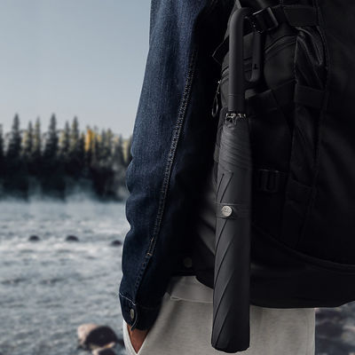 Paraguas de protección solar abierto automático 190T de tela Pongee de gran tamaño de anillo reforzado