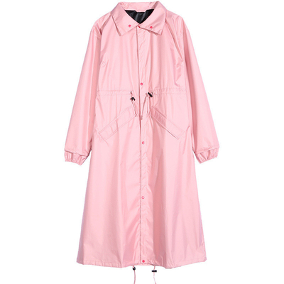 Vestido de lluvia femenino adulto para senderismo abrigo de lluvia estilo japonés y coreano con mayor longitud