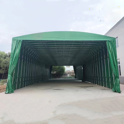 Techo retráctil con interruptor de control remoto para carport tienda de caravana de garaje plegable