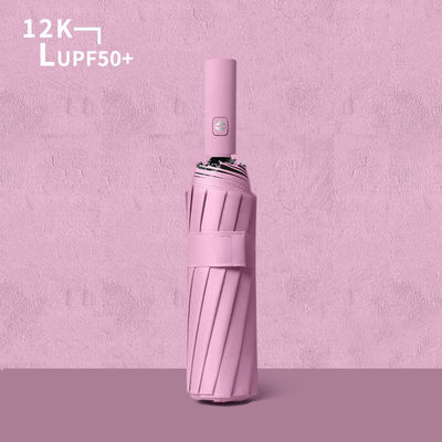 Protección UV Paraguas automático de protección solar con 106 cm de diámetro abierto y diseño plegable