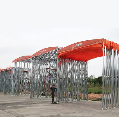 Tienda de techo plegable al aire libre con toldo retráctil automático y gran espacio de almacenamiento
