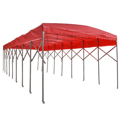 Tienda de techo plegable al aire libre con toldo retráctil automático y gran espacio de almacenamiento