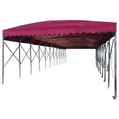 Tienda de techo plegable al aire libre con toldo retráctil automático y gran espacio de almacenamiento