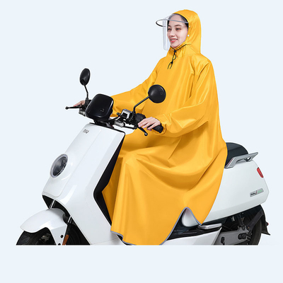 Adultos abrigo de lluvia largo de Oxford de moda única adecuado para bicicletas eléctricas y motocicletas