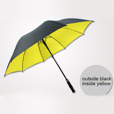 Paracaídas personalizadas para el golf a prueba de viento Auto abierto Extra Largo Paraguas 190T Tejido Ponegee