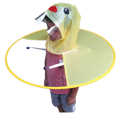 Niños Creativo Ufo Abrigos de lluvia encantadores hechos de tela 100% EVA tamaño convencional