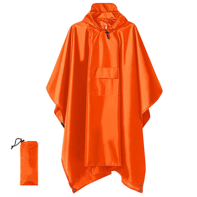 Abrigos de lluvia para adultos para actividades interiores y al aire libre estilo poncho para una sola persona