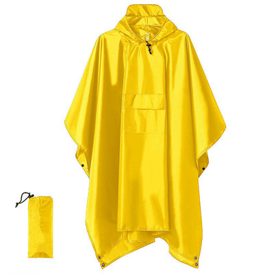 Abrigos de lluvia para adultos para actividades interiores y al aire libre estilo poncho para una sola persona