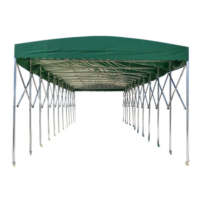 Aparcamiento general al aire libre Canopies retráctiles Garaje con almacenamiento de eventos de empuje y tira