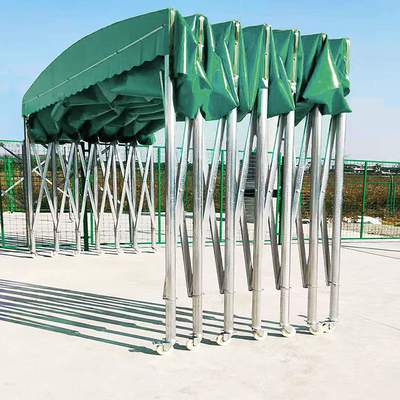 Aparcamiento general al aire libre Canopies retráctiles Garaje con almacenamiento de eventos de empuje y tira