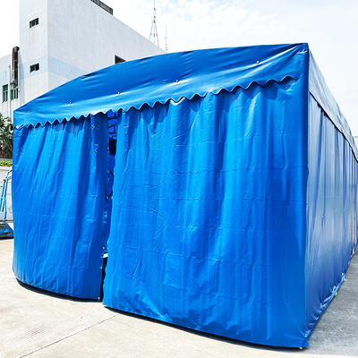 Tienda plegable para el exterior retráctil para almacenamiento de gran espacio claro y impresión personalizada