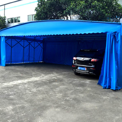Tienda plegable para el exterior retráctil para almacenamiento de gran espacio claro y impresión personalizada