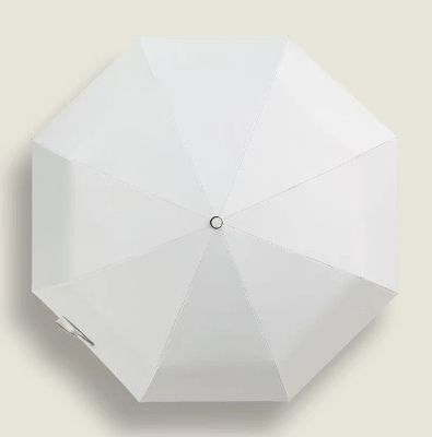 Cuadro de fibra de vidrio compacto y triple plegable para hombres y mujeres Paraguas solar UV para viajar