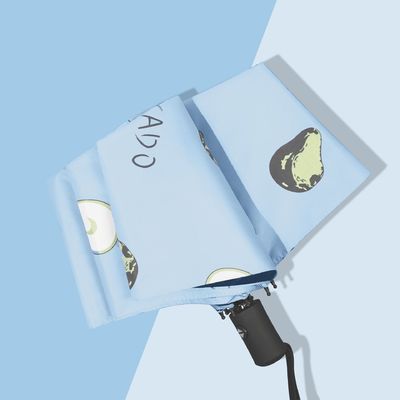 Arco de metal lluvia soleada sombrilla solar creativa con logotipo impreso y control manual