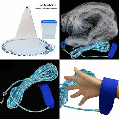 6FT de doble nudo de nylon de monofilamentos para la pesca recreativa