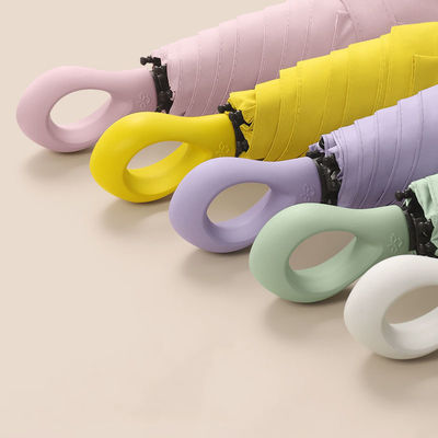 Logotipo personalizado Paraguas soleado Protector solar UV Protección UV doble vinilo Paraguas solar masculino