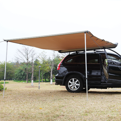 Tienda lateral de toldo para automóviles de acero galvanizado para acampar y aventuras al aire libre