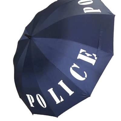 Portátil impermeable para exteriores de promoción personalizada Golf Paraguas para automóviles con impresión de logotipo 12 costillas 12K