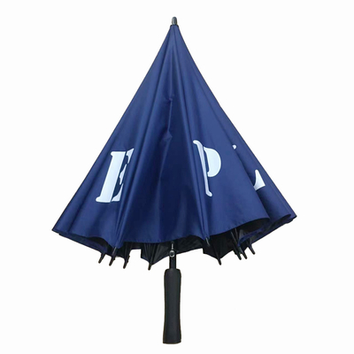 Portátil impermeable para exteriores de promoción personalizada Golf Paraguas para automóviles con impresión de logotipo 12 costillas 12K