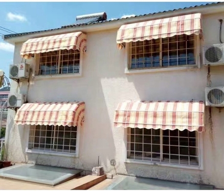 Cuadro de aleación de aluminio, cubiertas a prueba de viento para ventanas y puertas