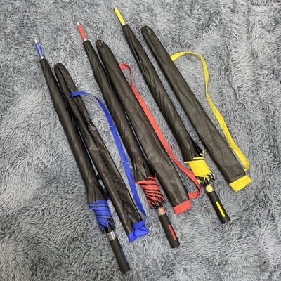 Paraguas de golf con costillas de fibra de vidrio y logotipo personalizado Su mejor accesorio de golf