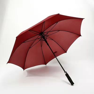 Color personalizado Logotipo amarillo brillante RPET Paraguas de golf para actividades al aire libre