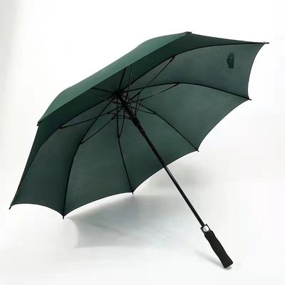 Color personalizado Logotipo amarillo brillante RPET Paraguas de golf para actividades al aire libre