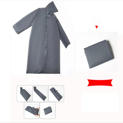 Abrigos de lluvia biodegradables reutilizables Abrigos de lluvia impermeables para mujeres adultas para actividades al aire libre