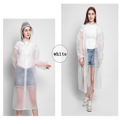 Abrigos de lluvia biodegradables reutilizables Abrigos de lluvia impermeables para mujeres adultas para actividades al aire libre