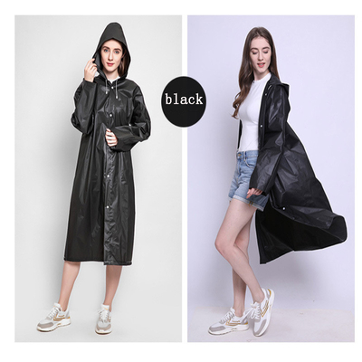 Abrigos de lluvia biodegradables reutilizables Abrigos de lluvia impermeables para mujeres adultas para actividades al aire libre