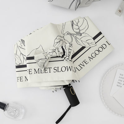 Dual Función Paraguas Francés para Mujeres Automático Plegable Protector solar y protección contra la lluvia