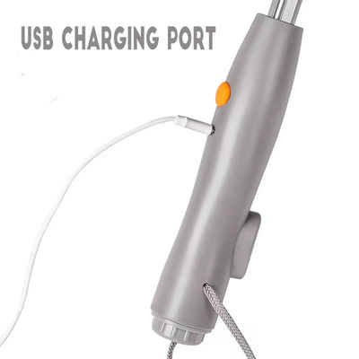 Marco de fibra de vidrio Auto abierto USB Fan de carga Paraguas con spray de agua y protección UV