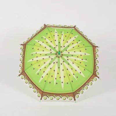 Manija curva Frutas rectas Impresión de paraguas para niños Diseño creativo para regalo infantil