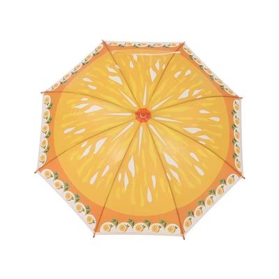 Manija curva Frutas rectas Impresión de paraguas para niños Diseño creativo para regalo infantil