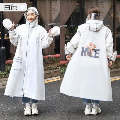 Poncho de vehículo eléctrico transparente para mujeres