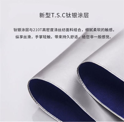 Paraguas para golf de doble capa El último invento de plata de titanio para el suministro transfronterizo